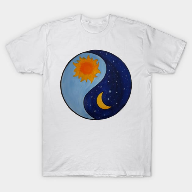 This is Life Sun & Moon T-Shirt by InfiniIDnC